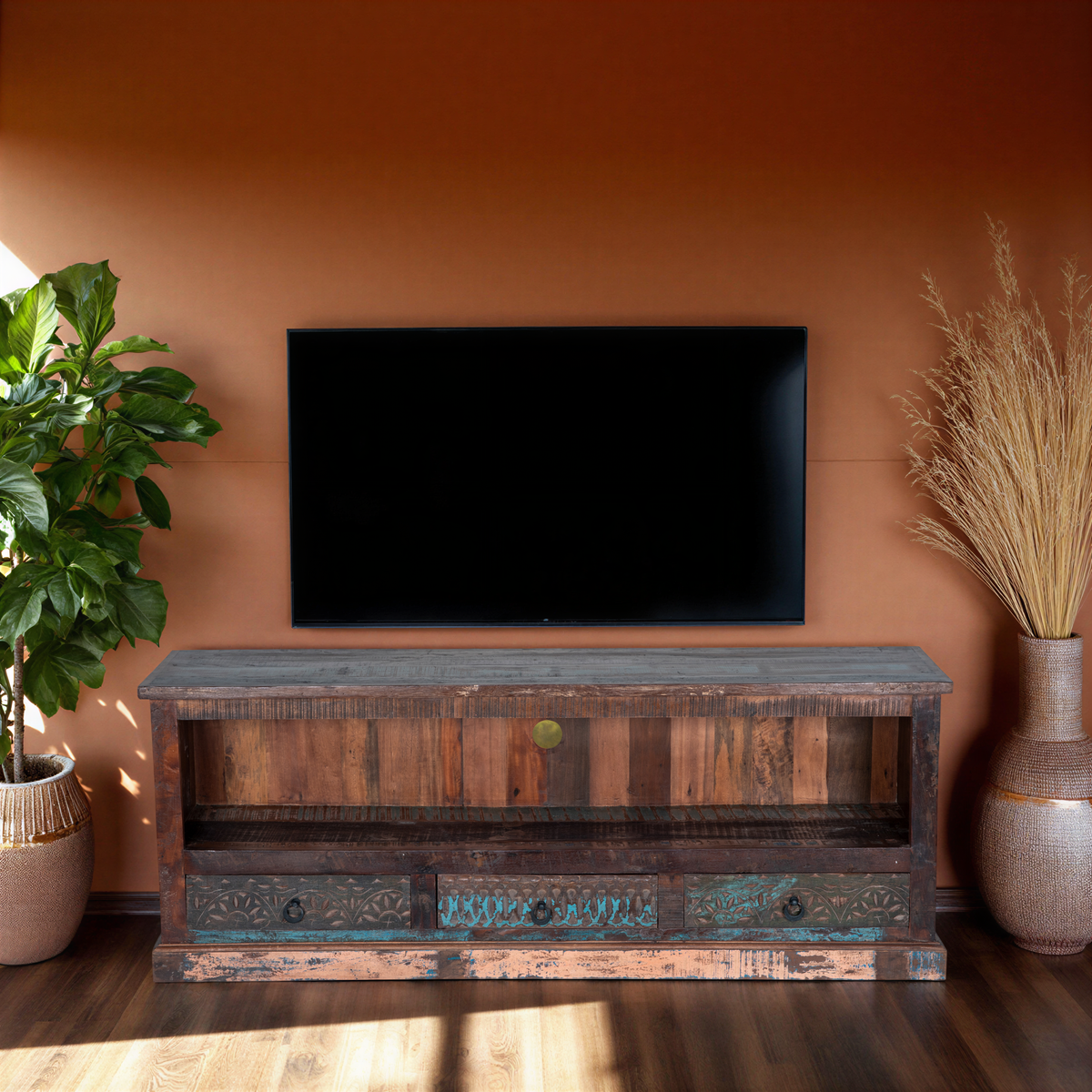 Maadze Distressed 55 inch TV Stand | 60 inch TV Stand