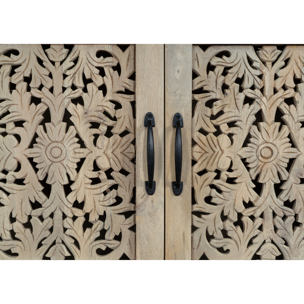 Maadze 4 Door Carved Sideboard Buffet