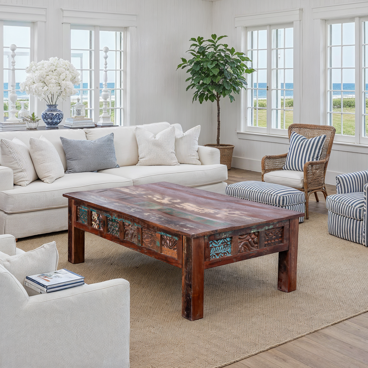 Maadze Hand Carved Coffee Table