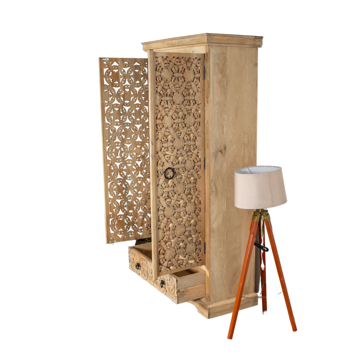 PREMIUM MANDOLIN ARMOIRE WITH SHELVES  - MAADZE