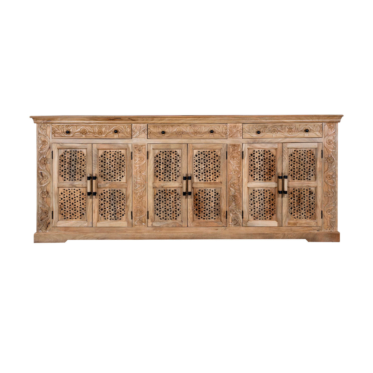 Maadze Hand Carved 102" Long Sideboard “Sirius”