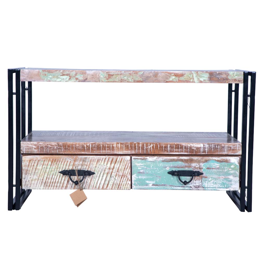 Maadze 41" White Rustic TV Stand - Maadze