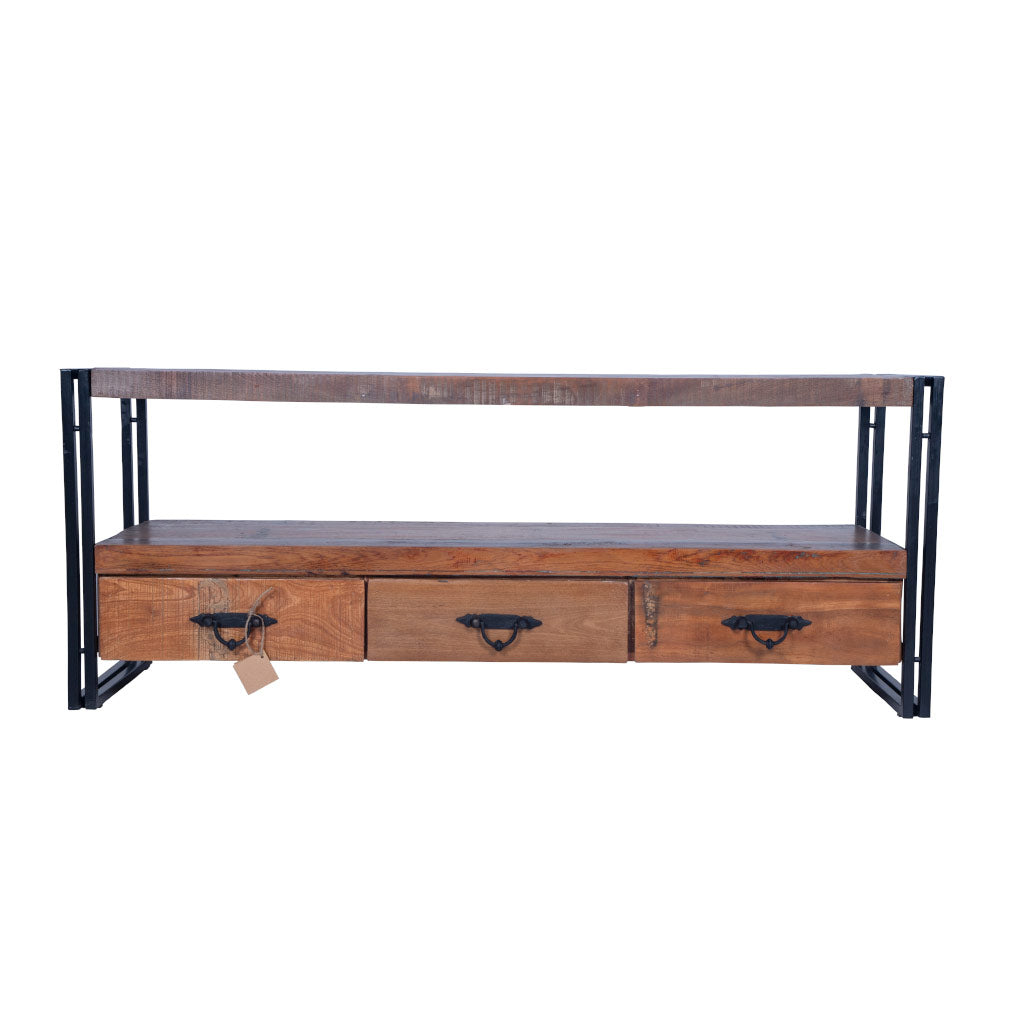 Maadze 3 Drawer Industrial TV Stand - Maadze