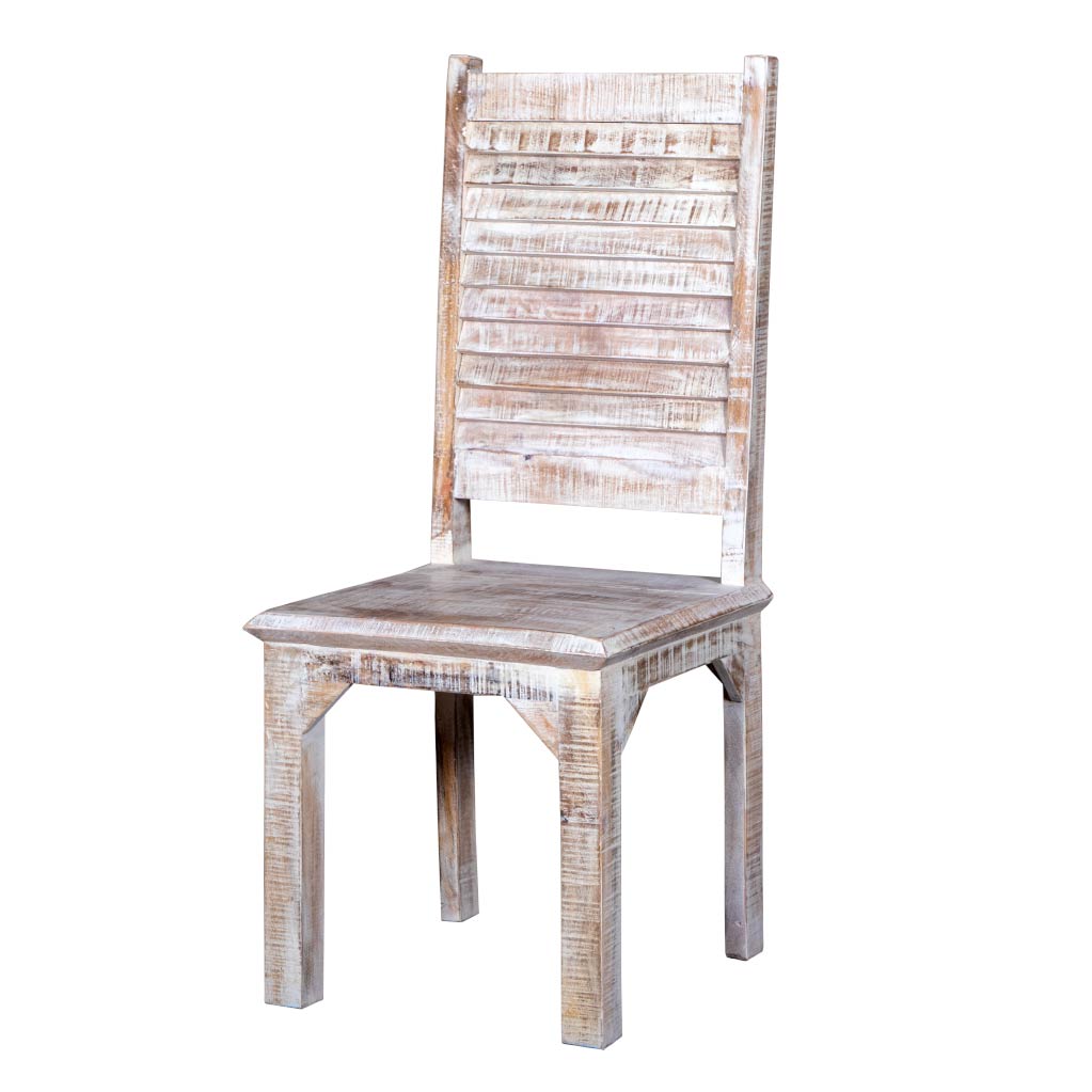 Maadze Set of 2 White Rustic Chair - Maadze