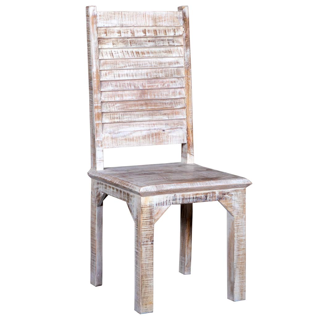 Maadze Set of 2 White Rustic Chair - Maadze