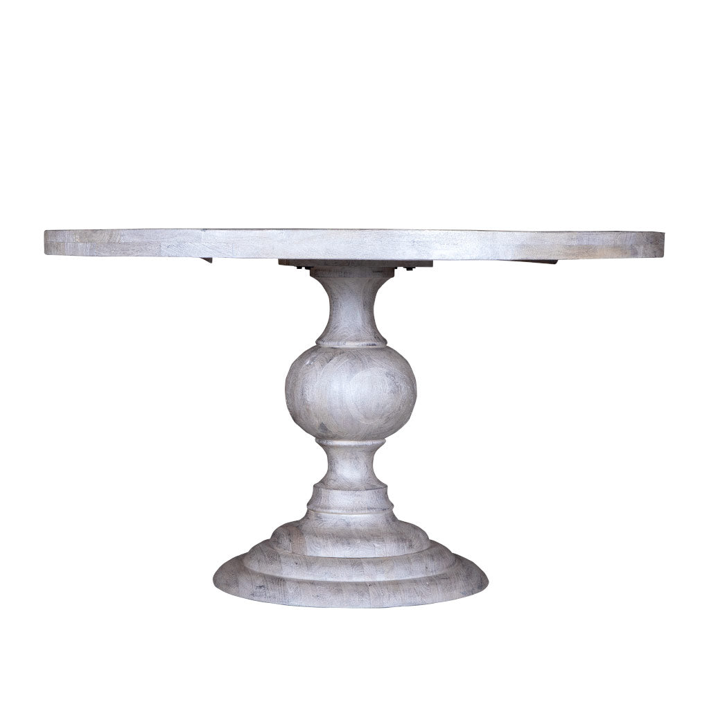 Maadze 5 Piece White Round Dining Table Set "PEARL" - Maadze
