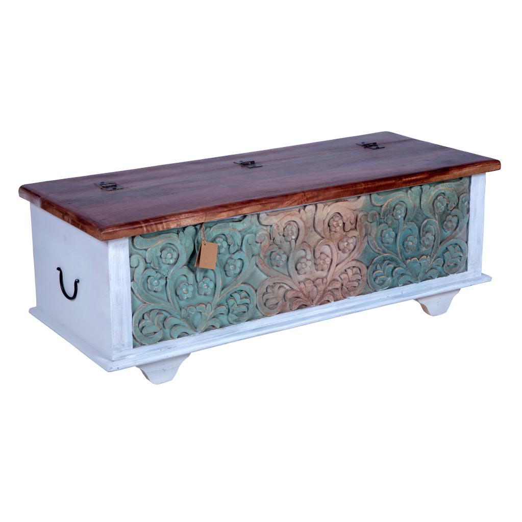 Maadze Rustic Trunk Coffee table with drawers