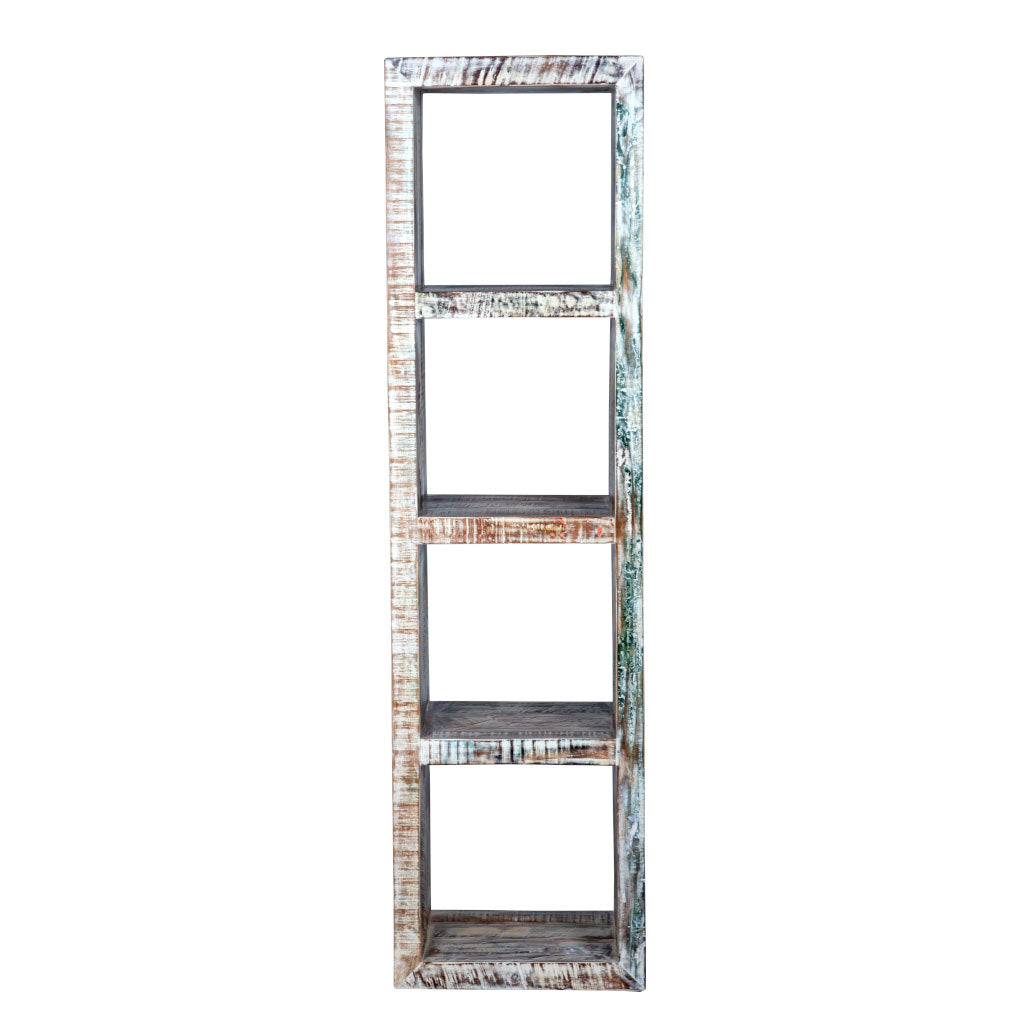 Maadze Whitewashed Cube Storage Unit | Bookcase - Maadze