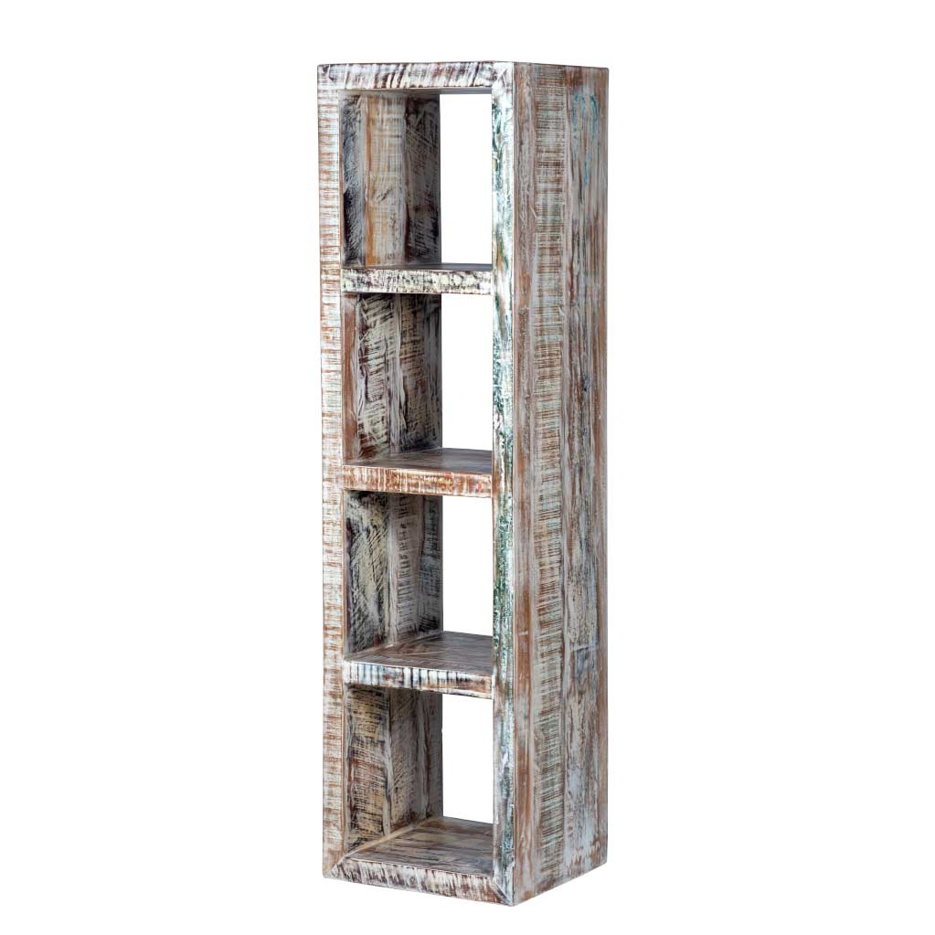 Maadze Whitewashed Cube Storage Unit | Bookcase - Maadze