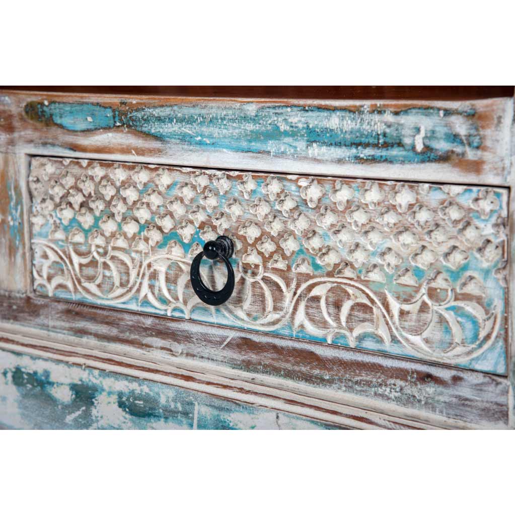 Maadze Rustic Distressed Media console - Maadze