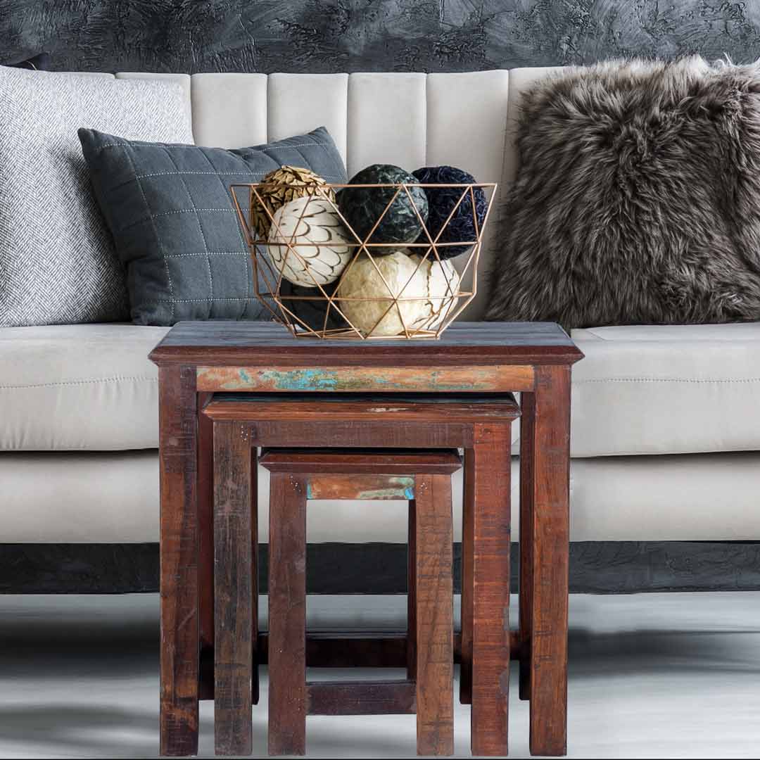 Reclaimed Nesting Tables