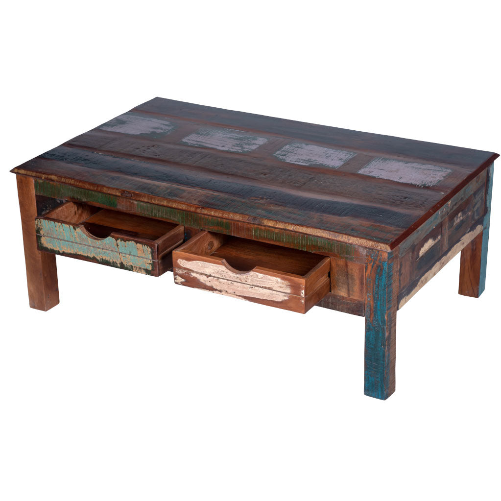 Maadze Rustic Coffee Table with storage - Maadze