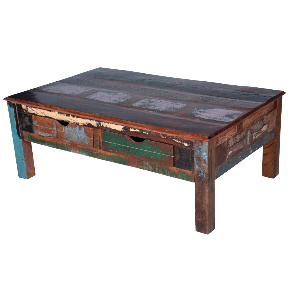 Maadze Rustic Coffee Table with storage - Maadze