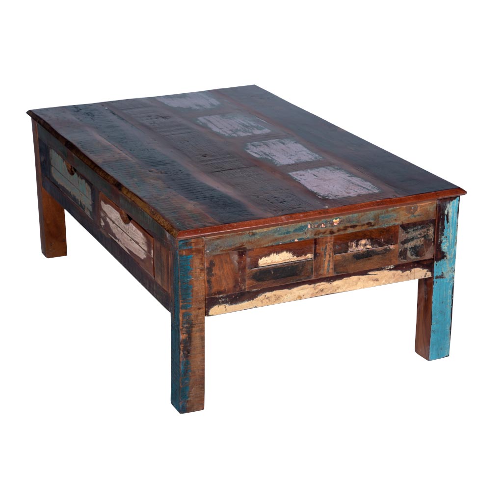 Maadze Rustic Coffee Table with storage - Maadze