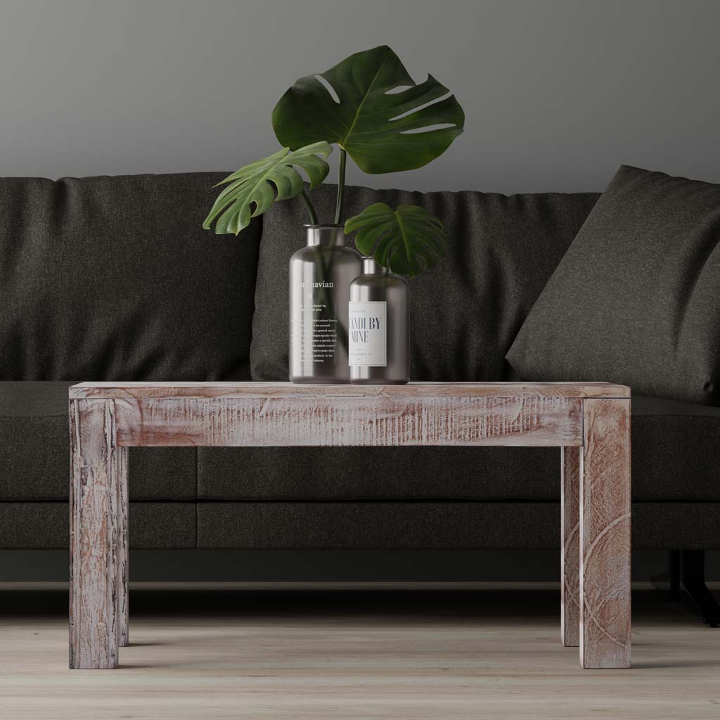Maadze White Square coffee table “Winter”