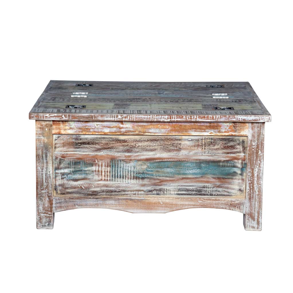 Maadze Rustic Trunk Coffee table with drawers