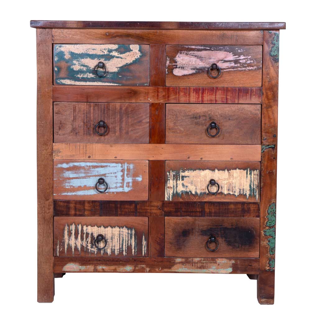 Maadze Rustic 8-Drawer Chest - Maadze