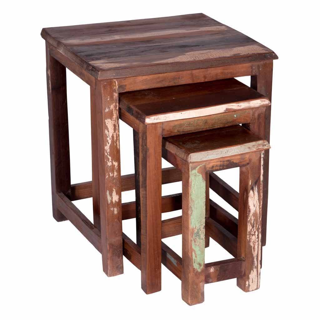 Maadze Reclaimed Wood Nesting Tables 