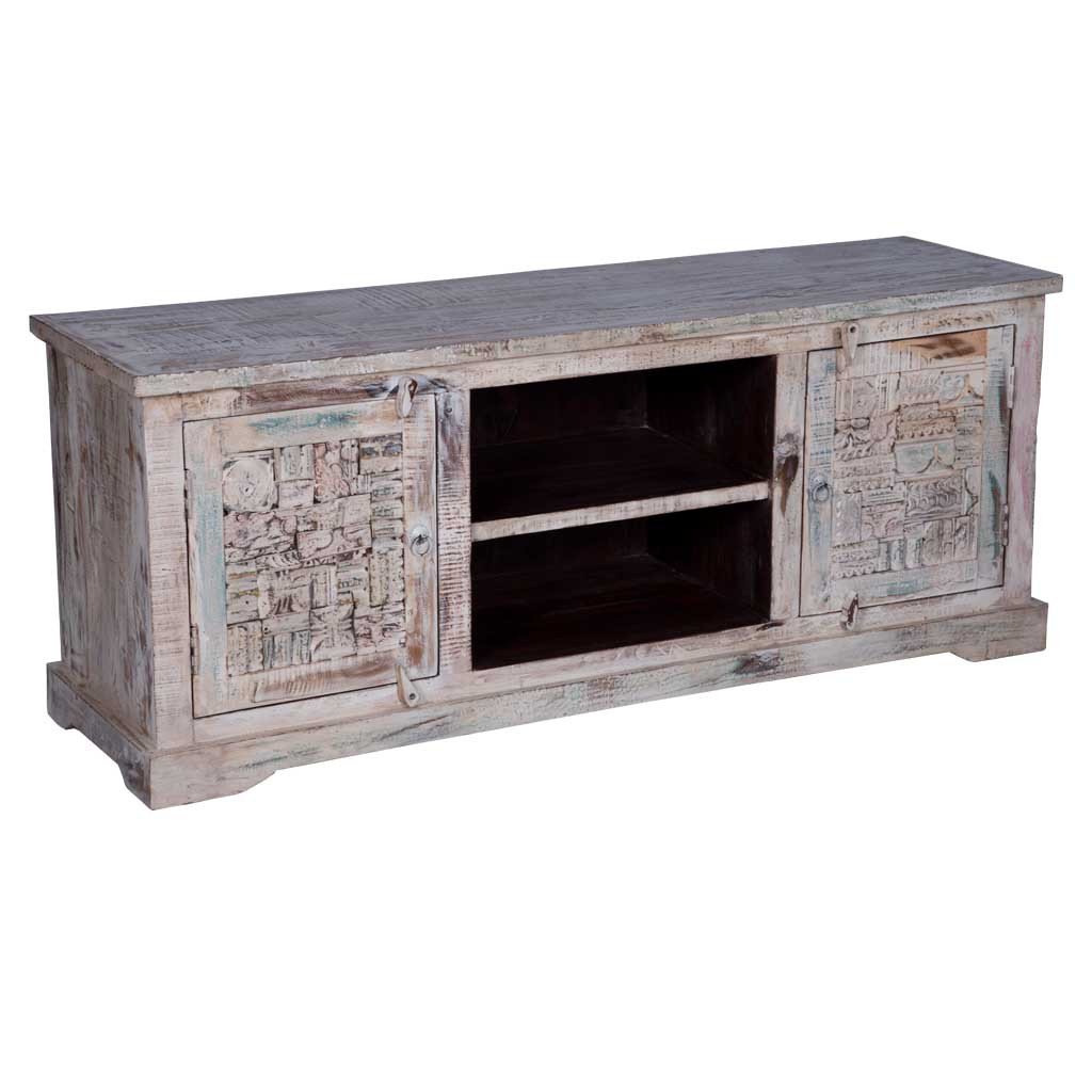 Reclaimed Wood Media Console | Maadze - Maadze