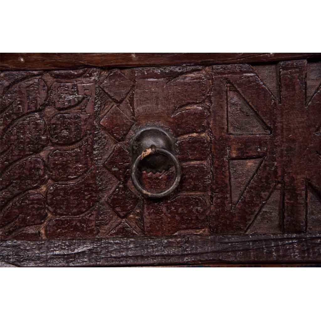 Maadze Reclaimed wood Dresser with Carved Panels &quot;Earth&quot; - Maadze