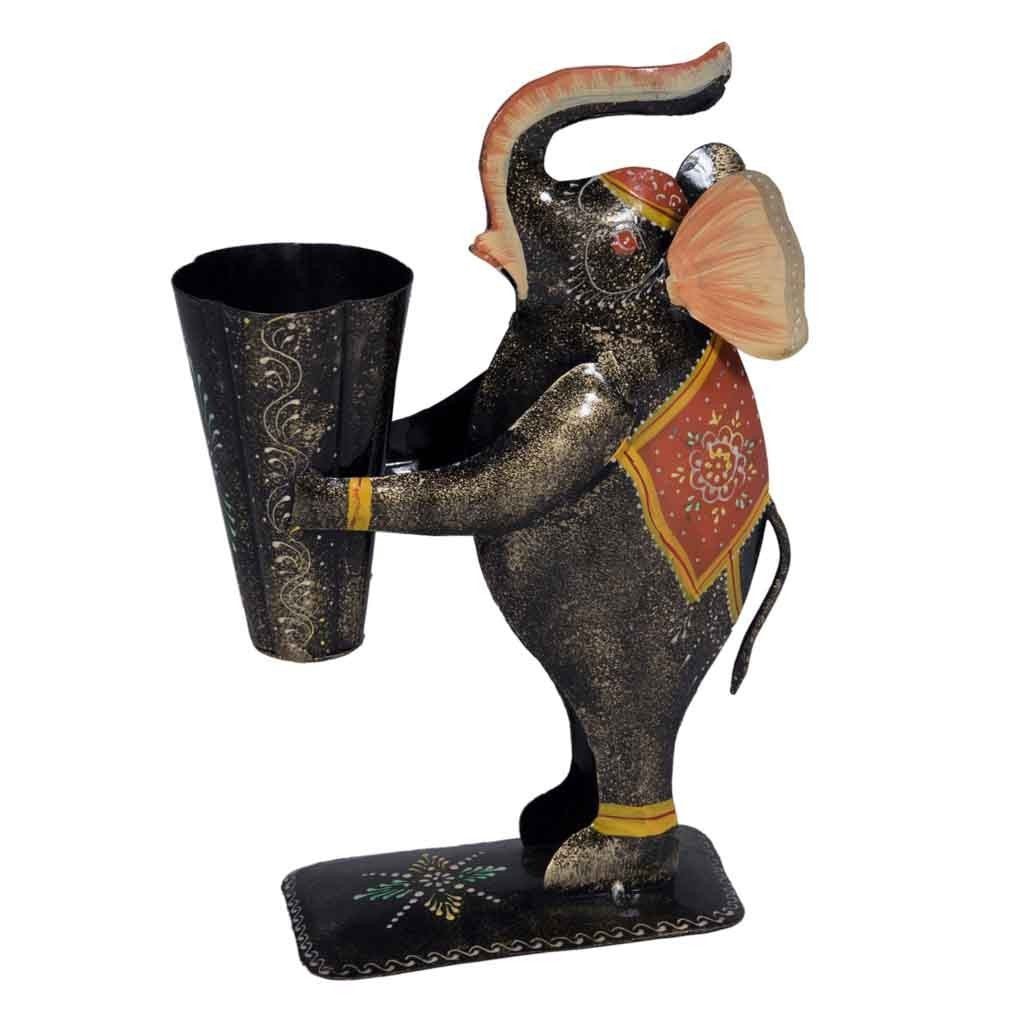 Handcrafted Elephant Pen Holder - Maadze