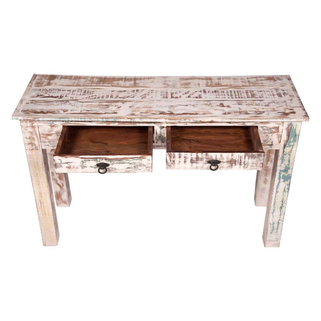 Maadze White Console Table with Drawers - Maadze