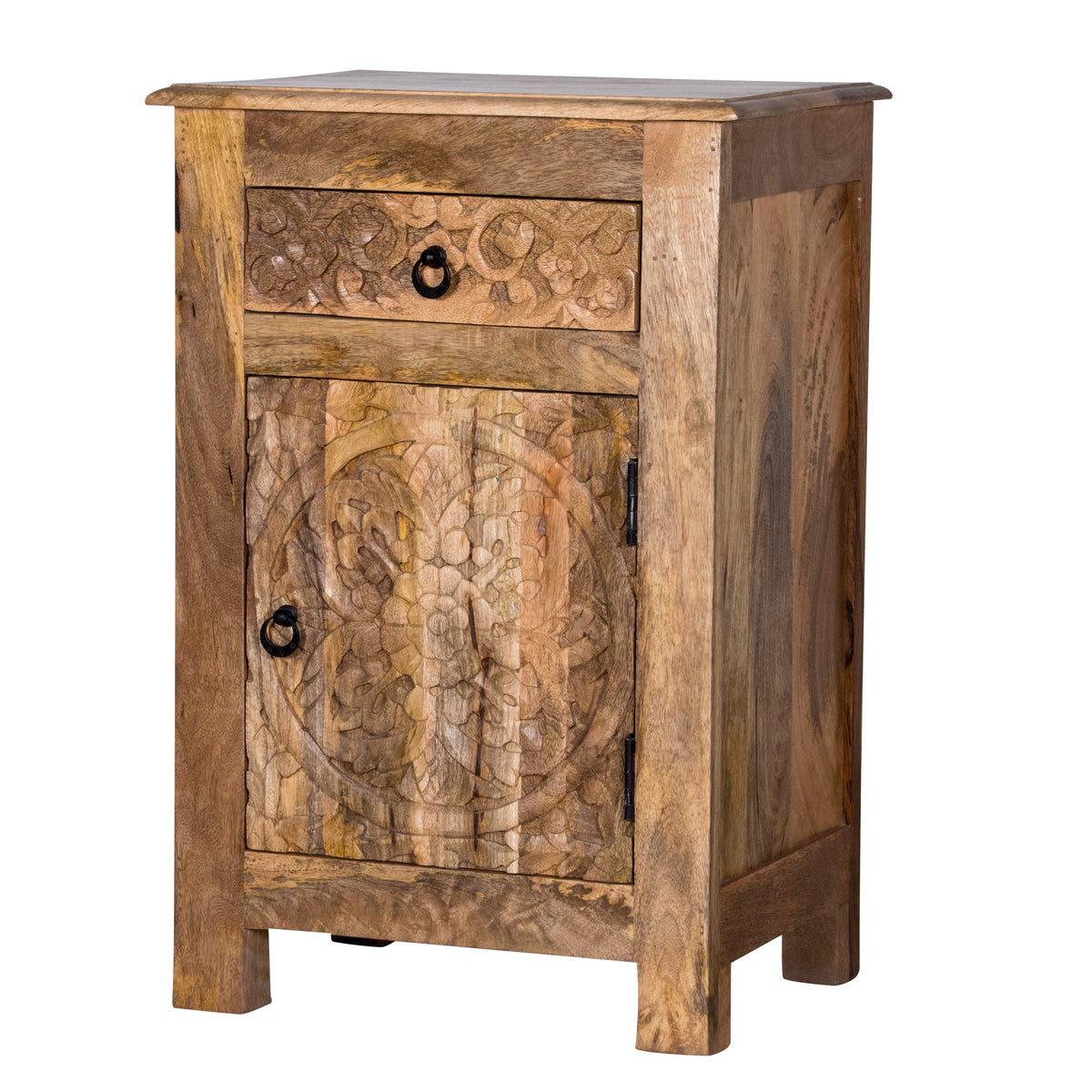 Hand Carved Nightstand “Hazel”