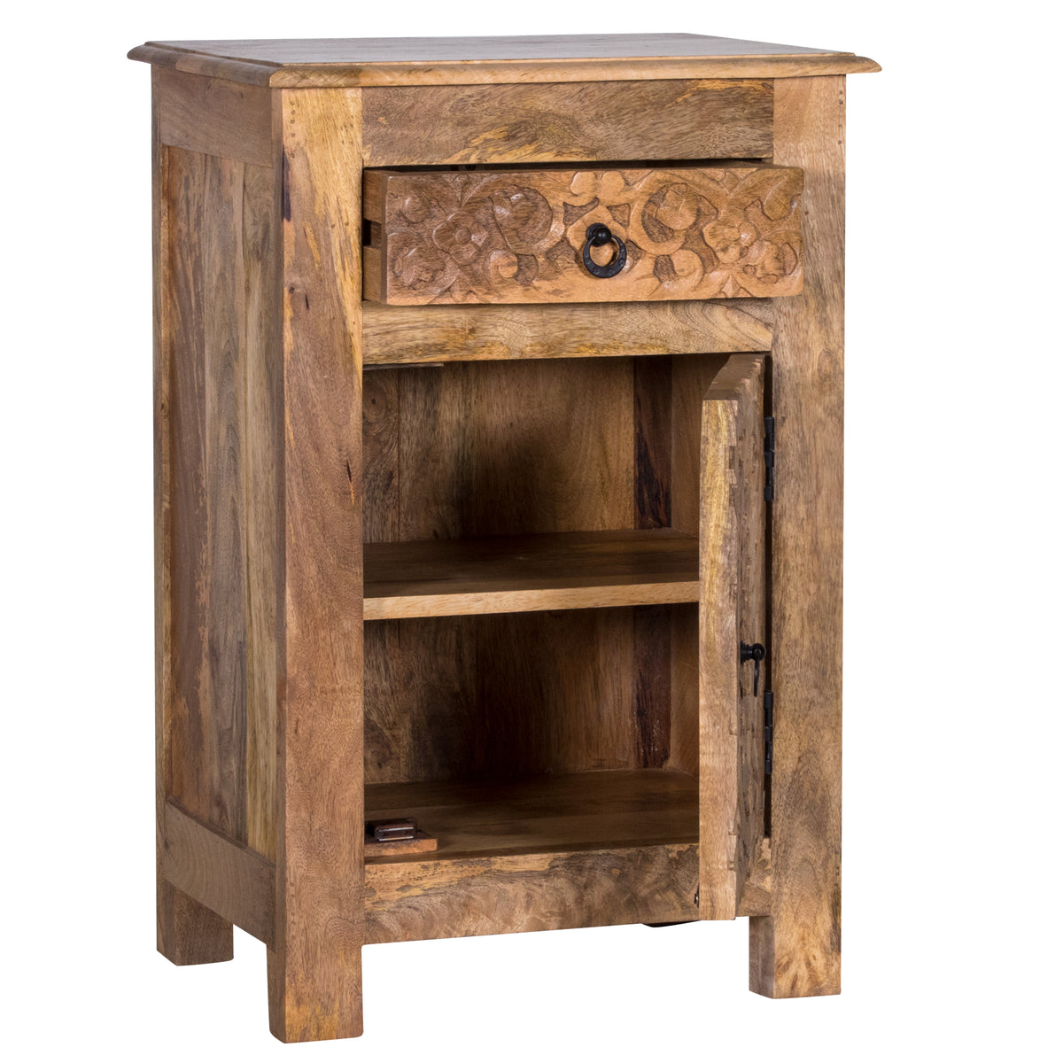 Hand Carved Nightstand “Hazel”