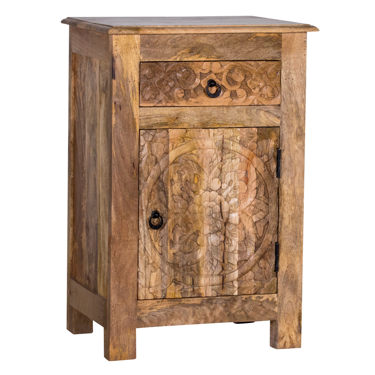 Hand Carved Nightstand “Hazel”