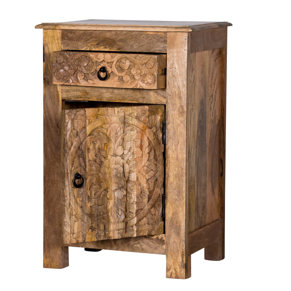 Hand Carved Nightstand “Hazel”